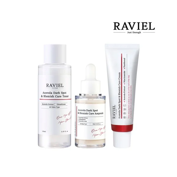 Acerola Spot & Freckle Care 3-piece set (Cream 50ml + Ampoule 30ml + Toner 150ml)