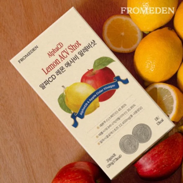 Alpha-CD Lemon Apple Cider Vinegar Sticks (14 sticks) 4