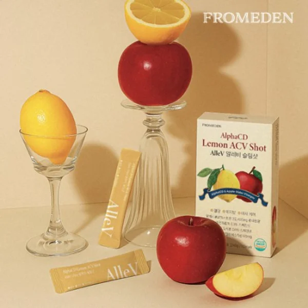 Alpha-CD Lemon Apple Cider Vinegar Sticks (14 sticks) 5