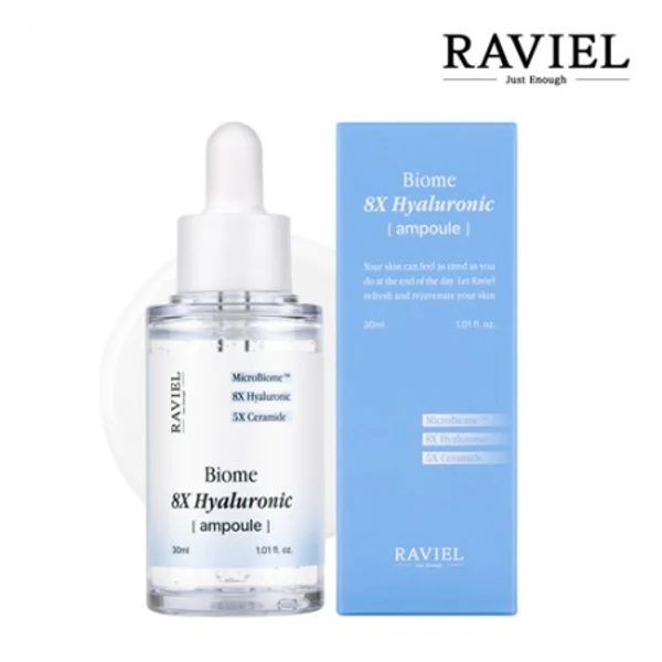 Biom 8X Hyaluronic Acid 2-piece set (Cream 80ml + Ampoule 30ml) 3