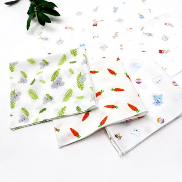 Gauze/embossed handkerchief (10 sheets) 13 types 2