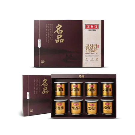 Gopchang Seaweed(Can) Gift Set (30g x 8 Cans) 2