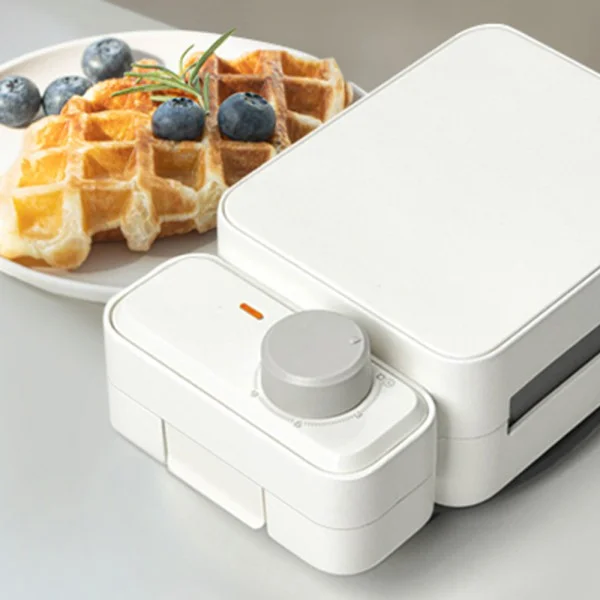 Home Planet Timer Waffle & Sandwich Maker (2-in-1 Detachable Pan) MR-WAM03W