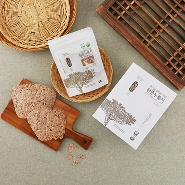 Organic domestic brown rice nurungji 80g x 5 packs gift set 3