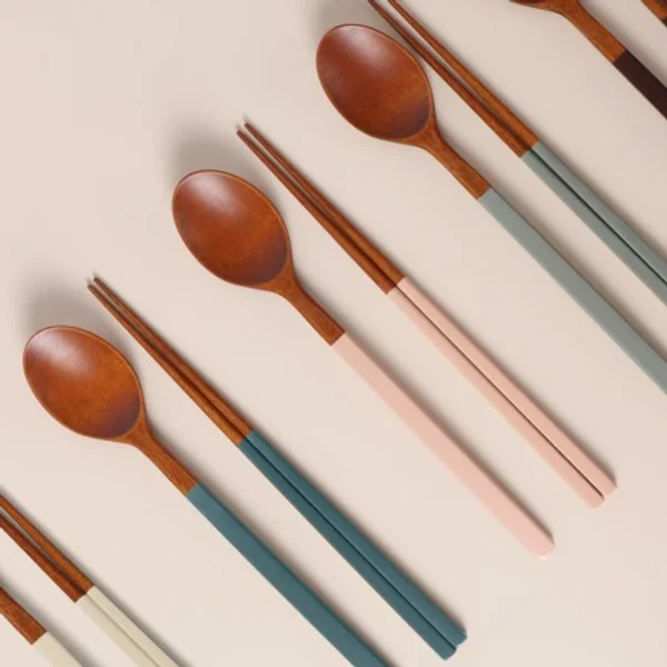 Ottchil Spoon and Chopsticks Cutlery Set 5