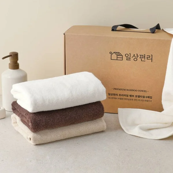 Premium Bamboo Hotel towel 200g ver.1 (6pcs)