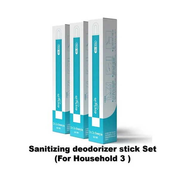 Sanitizing deodorizer stick - For household 3ea
