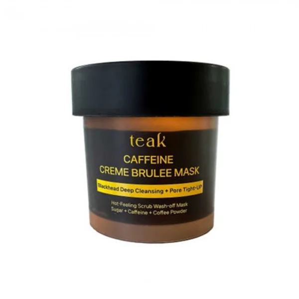 Sebum Exfoliating Pore Care Natural Mask Caffeine Crème Brulee Wash-Off Pack 90g 3