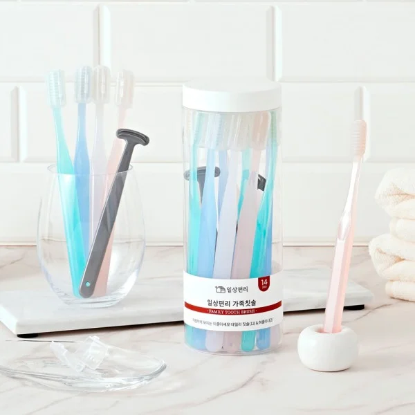 toothbrush 12P + tongue cleaner 2P