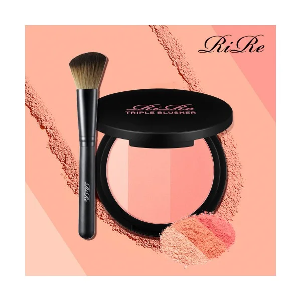 Triple Blusher 8.9g & Brush Set