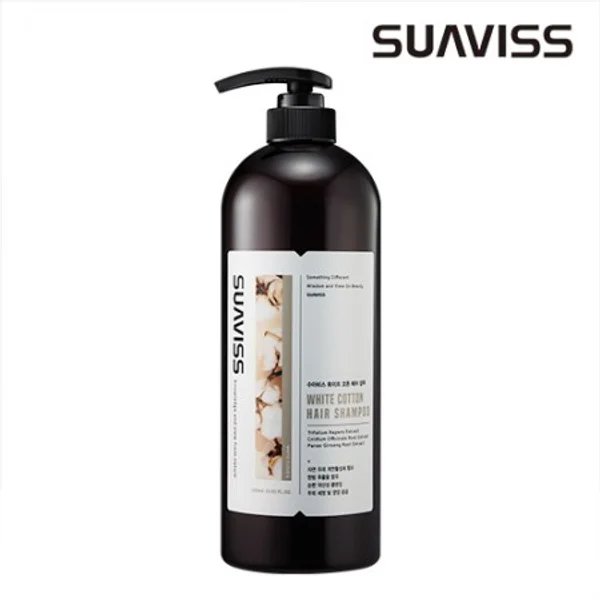 White Scalp Care Cotton Fragrance Hair Shampoo 1000ml 2
